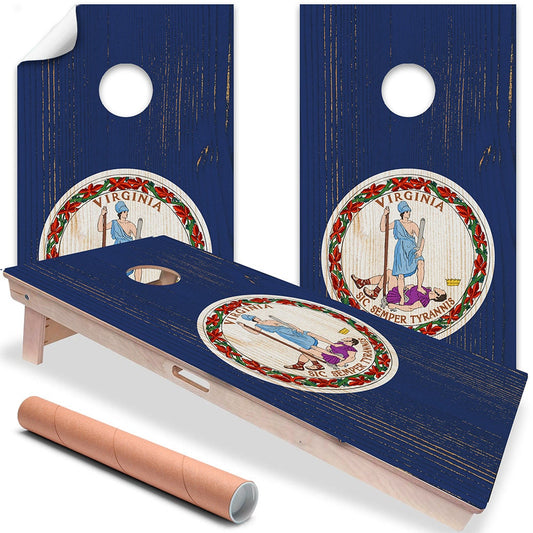 Virginia State - Cornhole Board Wrap - Set of 2 - Tampa Home & Garden Store