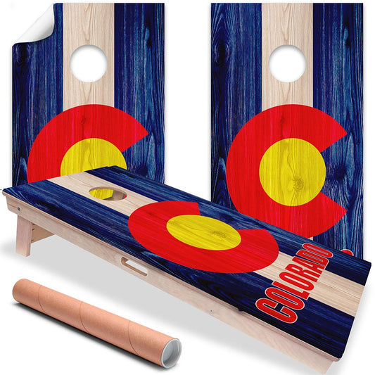 Colorado State - Cornhole Board Wrap - Set of 2 - Tampa Home & Garden Store