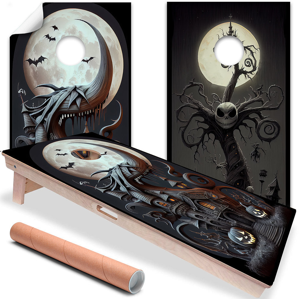 Nightmare Before Christmas - Funda para tablero de cornhole - Juego de 2