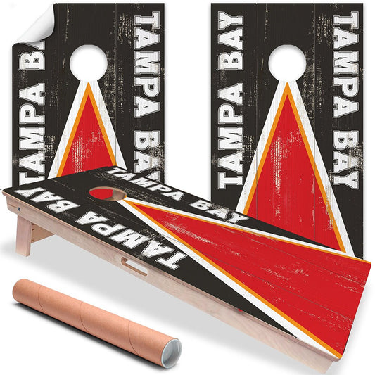 Tampa Bay Football - Cornhole Board Wrap - Set of 2 - Tampa Home & Garden Store