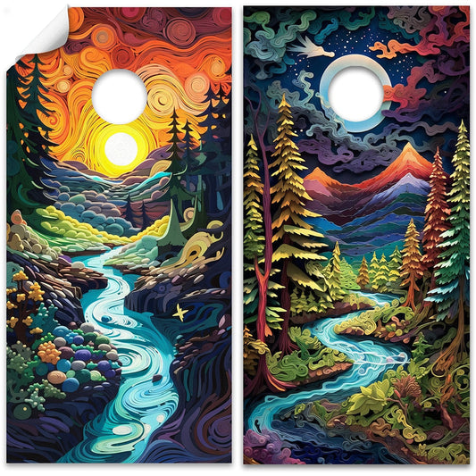 The Land of Dreams - Cornhole Board Wrap - Set of 2 - Tampa Home & Garden Store