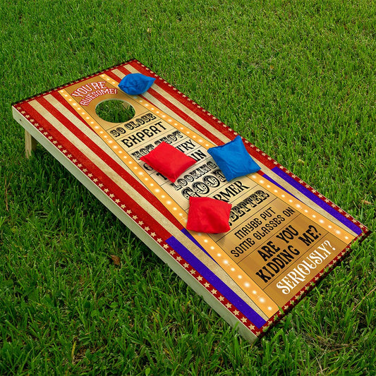 Circus Game - Cornhole Board Wrap - Set of 2 - Tampa Home & Garden Store