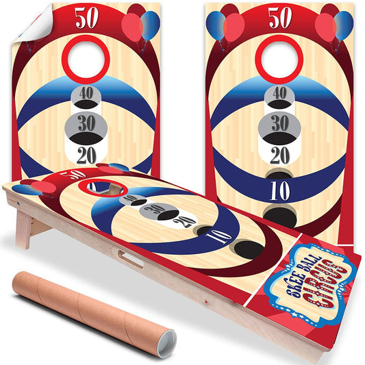 Skee Ball - Cornhole Board Wrap - Set of 2 - Tampa Home & Garden Store