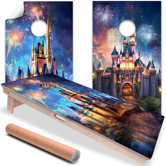 Magic Castles - Cornhole Board Wrap - Set of 2 - Tampa Home & Garden Store