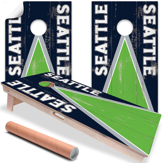 Seattle Football - Cornhole Board Wrap - Set of 2 - Tampa Home & Garden Store