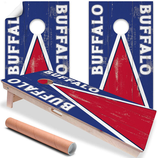 Buffalo Football - Cornhole Board Wrap - Set of 2 - Tampa Home & Garden Store