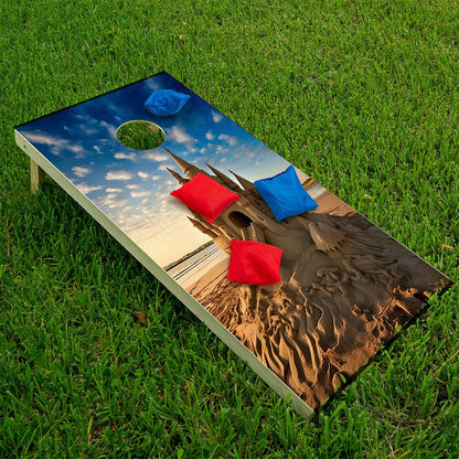Castillos de Arena - Revestimiento para Tableros de Cornhole - Set de 2