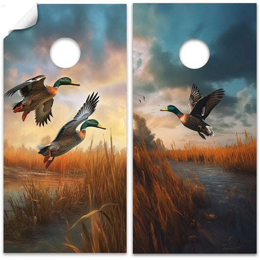Duck Hunting - Cornhole Board Wrap - Set of 2 - Tampa Home & Garden Store