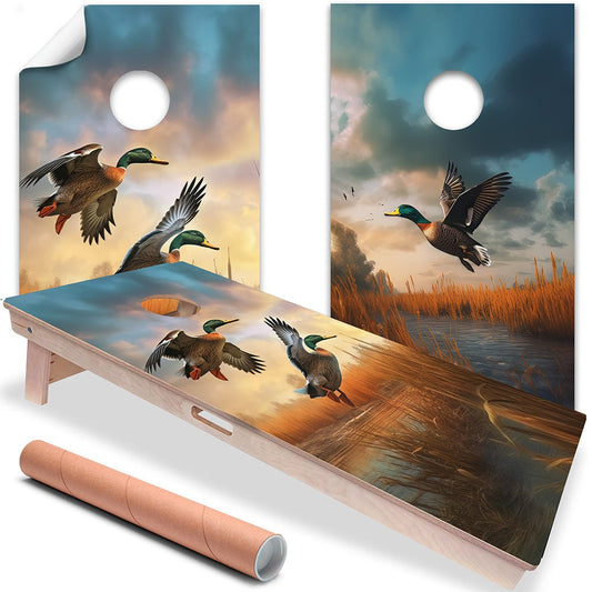 Duck Hunting - Cornhole Board Wrap - Set of 2 - Tampa Home & Garden Store