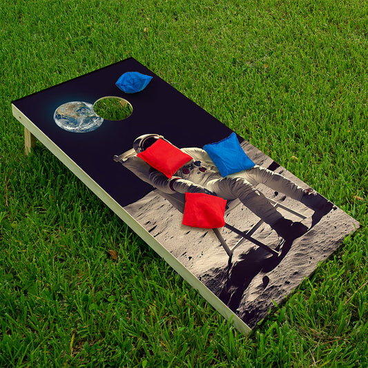 Lunar Lounger - Cornhole Board Wrap - Set of 2 - Tampa Home & Garden Store