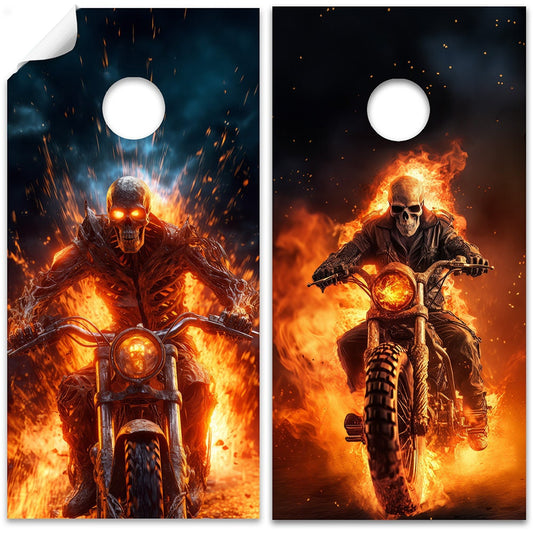 Skeletons from Hell - Cornhole Board Wrap - Set of 2 - Tampa Home & Garden Store