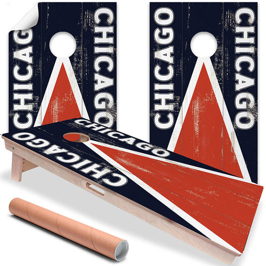 Chicago Football - Cornhole Board Wrap - Set of 2 - Tampa Home & Garden Store
