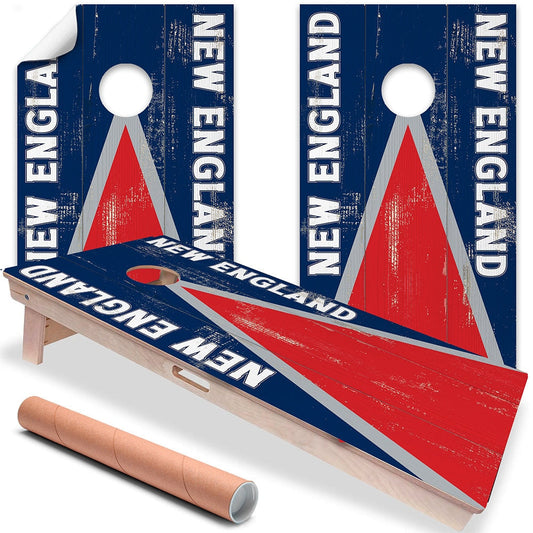 New England Football - Cornhole Board Wrap - Set of 2 - Tampa Home & Garden Store