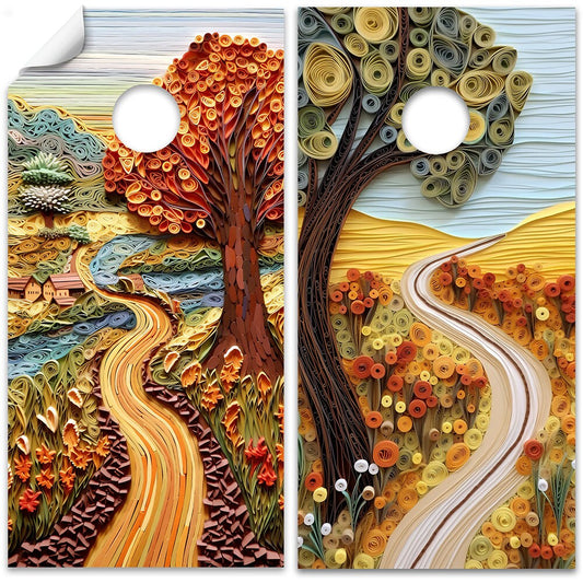 Country Roads - Cornhole Board Wrap - Set of 2 - Tampa Home & Garden Store