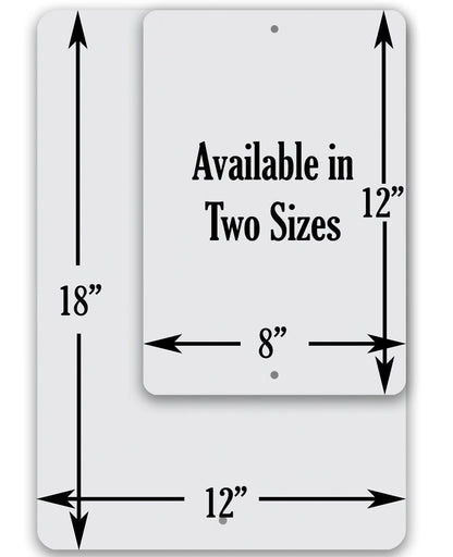 Cornhole Rules - Metal Sign