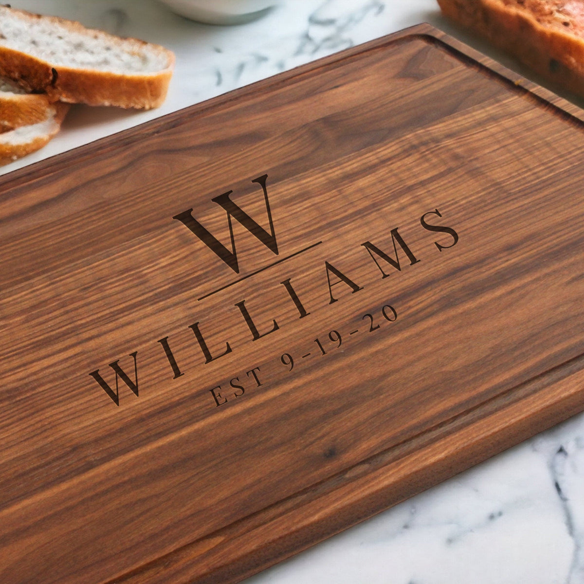 Extra Large Walnut Cutting Board 24x18 in charcuterie-ready by Refine Kitchenware on Tampa Home & Garden Store