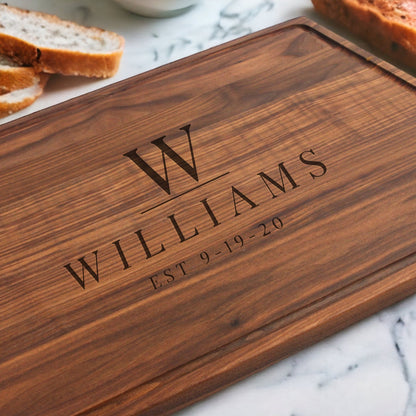 Extra Large Walnut Cutting Board 24x18 in charcuterie-ready by Refine Kitchenware on Tampa Home & Garden Store