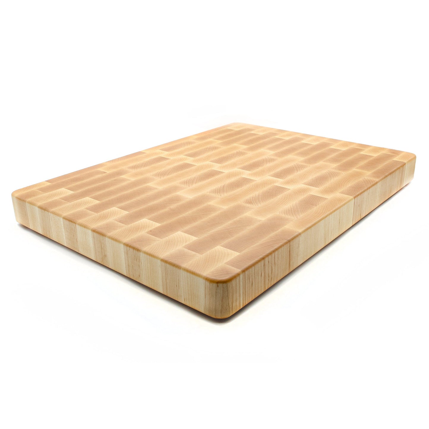 XXL maple end grain cutting board 24x18, up to 2 in thick, Refine Kitchenware USA made on Tampa Home & Garden Store
