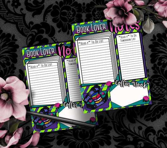 Dark Academia Notepad: Book Lover To-Do Lists, Coffin Nook - 50 Sheets - Tampa Home & Garden Store