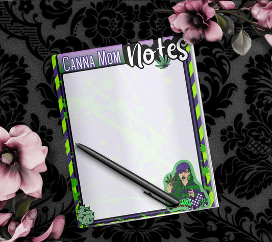 Canna Mom Blank Tear-Off Notepad – Funny Weed Mom To-Do List Pad, 50 Sheets for Stoner Mamas - Tampa Home & Garden Store