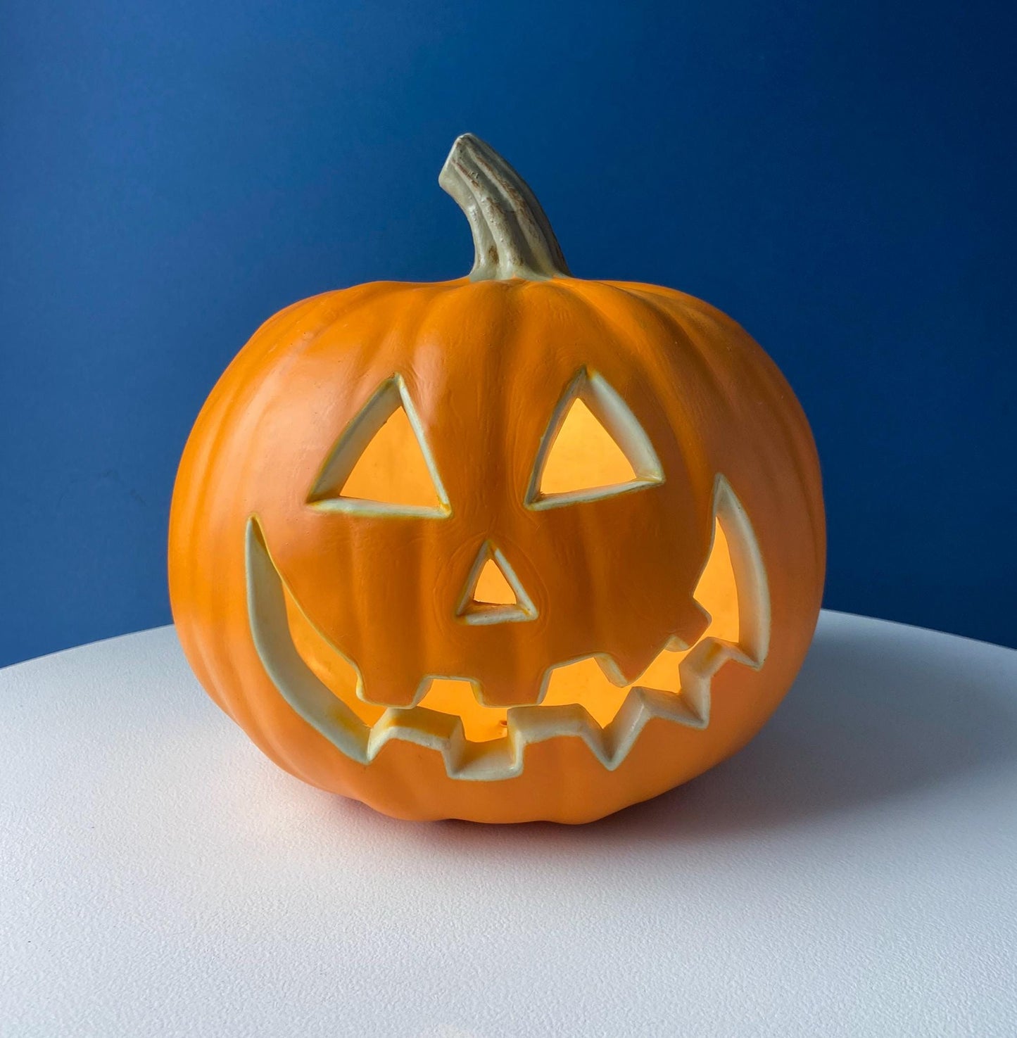 Halloween Lantern Grinning Pumpkin with Light. Fall Porch Window Decor. Home or Retail Celebration. Kids Room. Gift for Him or Her.