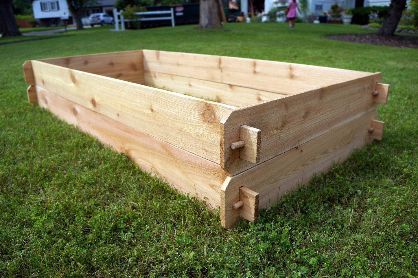 Timberlane Gardens raised garden bed kit select cedar natural wood for pots & planters on Tampa Home & Garden Store