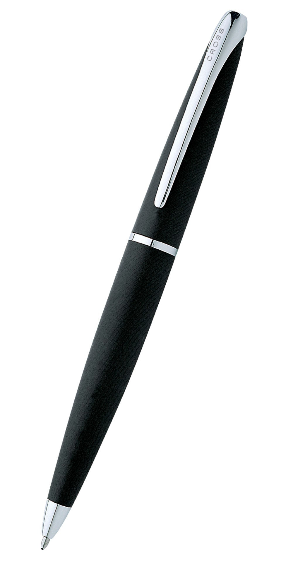 ATX Basalt Black ballpoint pen with silver CROSS clip on Tampa Home & Garden Store