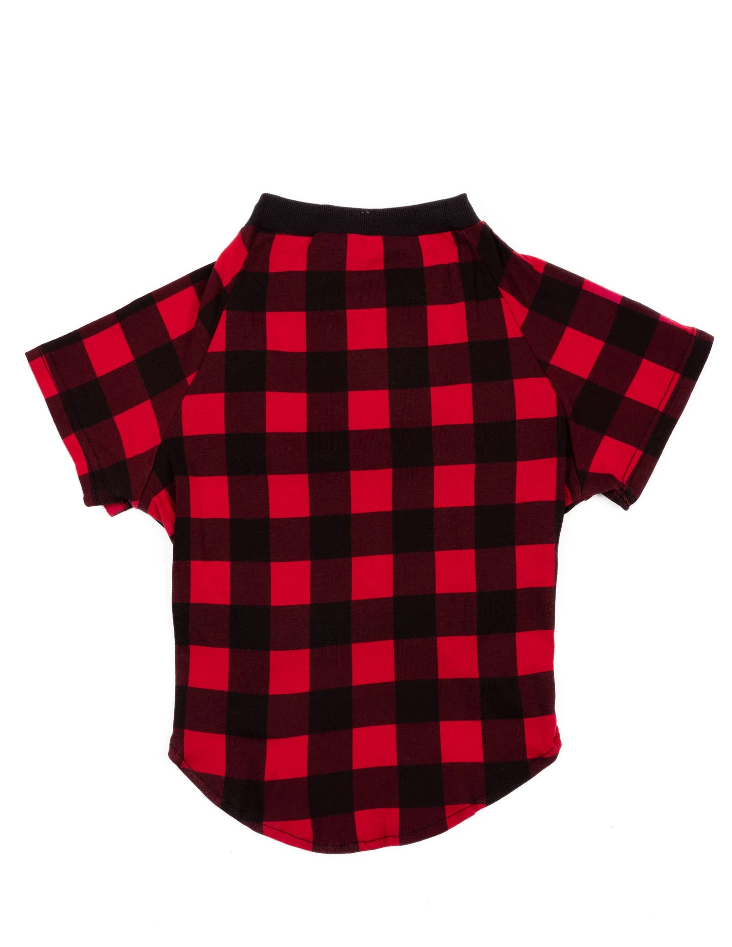 Big Dog Cotton Black And  Red Plaid Pajamas -