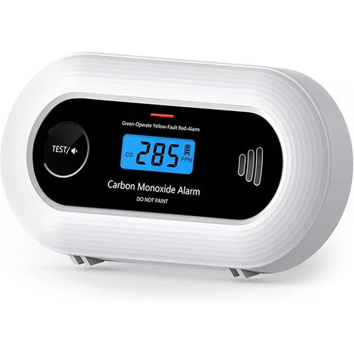 Carbon Monoxide Detector 10-Year Battery LCD Display 85dB Alarm - Tampa Home & Garden Store