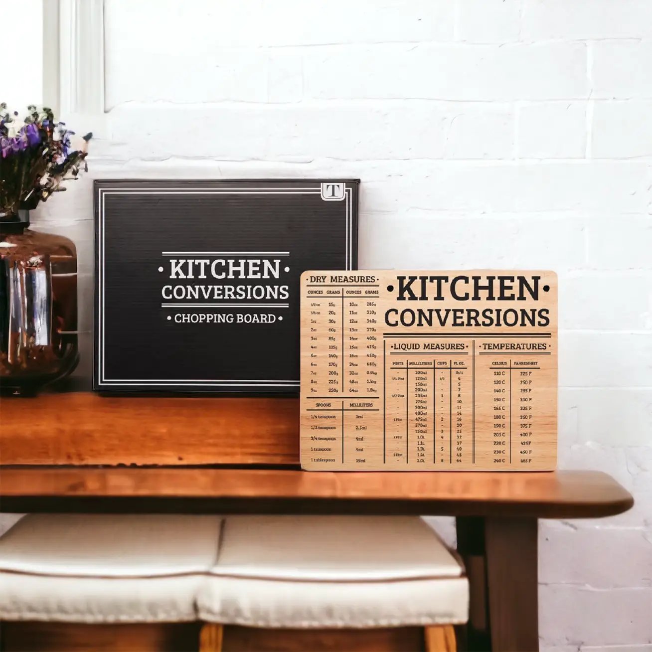 Bamboo Conversions Kitchen Measuring Decor Board