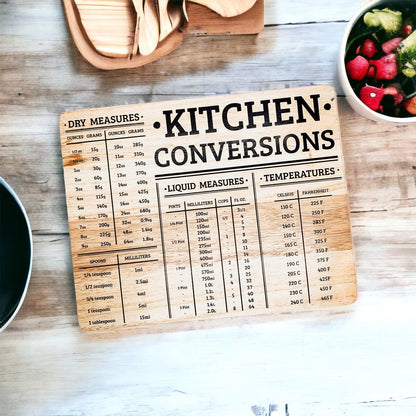 Bamboo Conversions Kitchen Measuring Decor Board