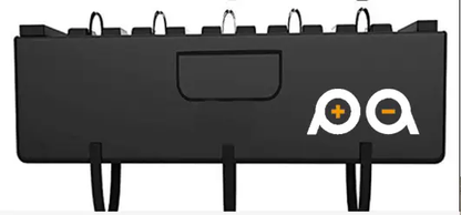 EUNORAU Electric Bike Pick Up Tailgate Pad black heavy-duty fabric with multiple straps on Tampa Home & Garden Store