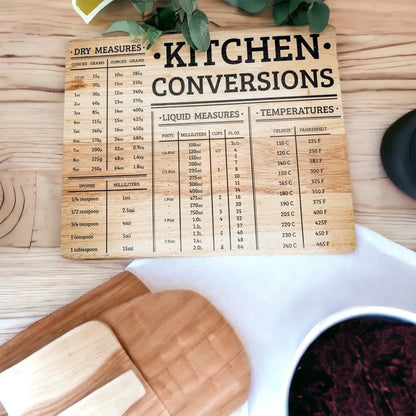 Bamboo Conversions Kitchen Measuring Decor Board