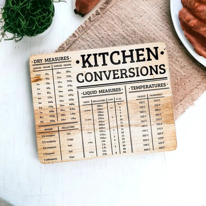 Bamboo Conversions Kitchen Measuring Decor Board