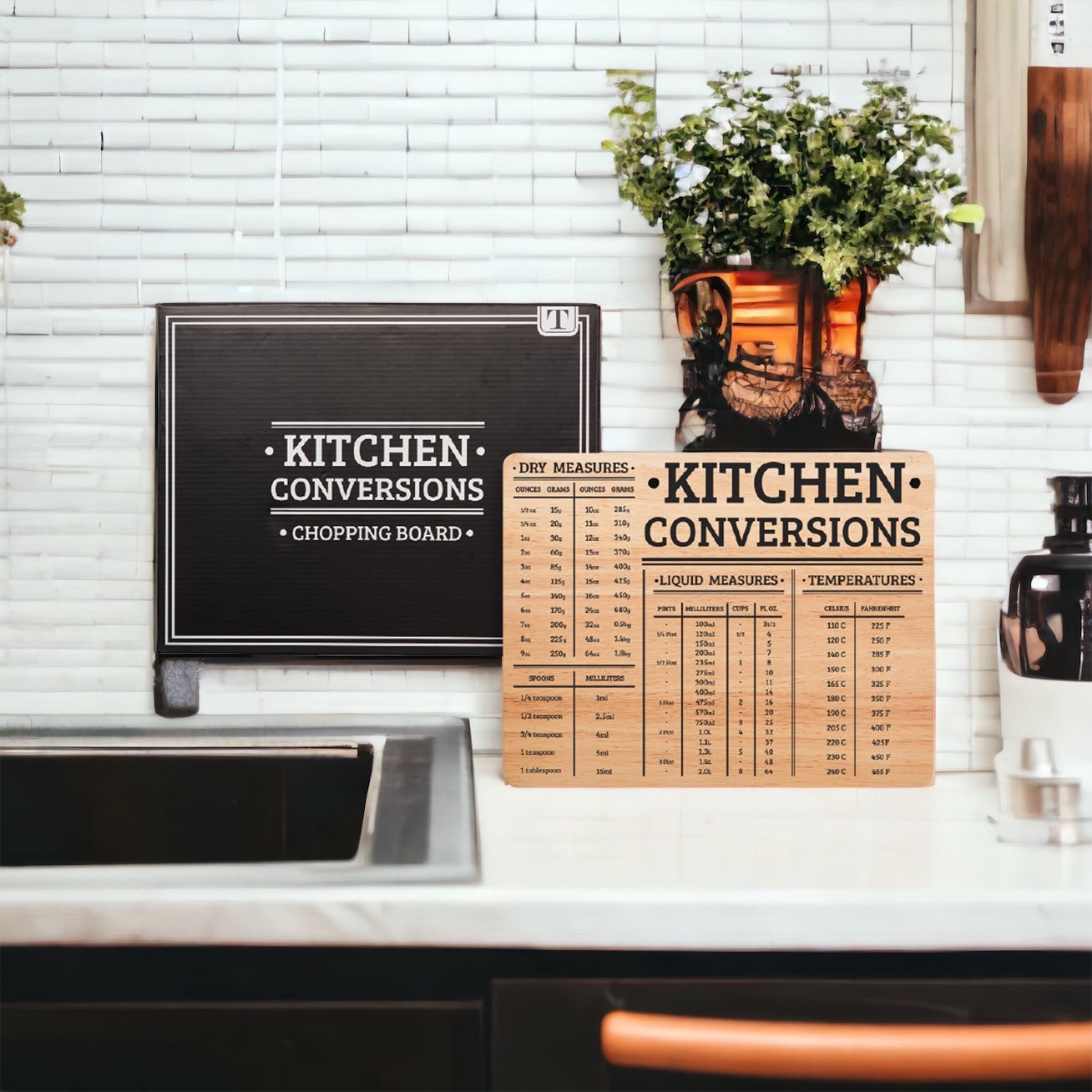 Bamboo Conversions Kitchen Measuring Decor Board