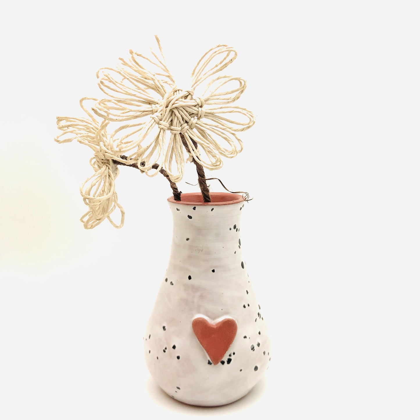 Vase Cœur Calliope - Dalmatien avec Cœur