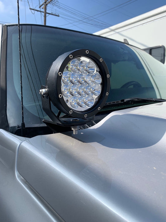 1999-2006 Chevy Silverado & GMC Sierra Hood / Windshield Pillar Mounts for LED Pod USA Made - Tampa Home & Garden Store