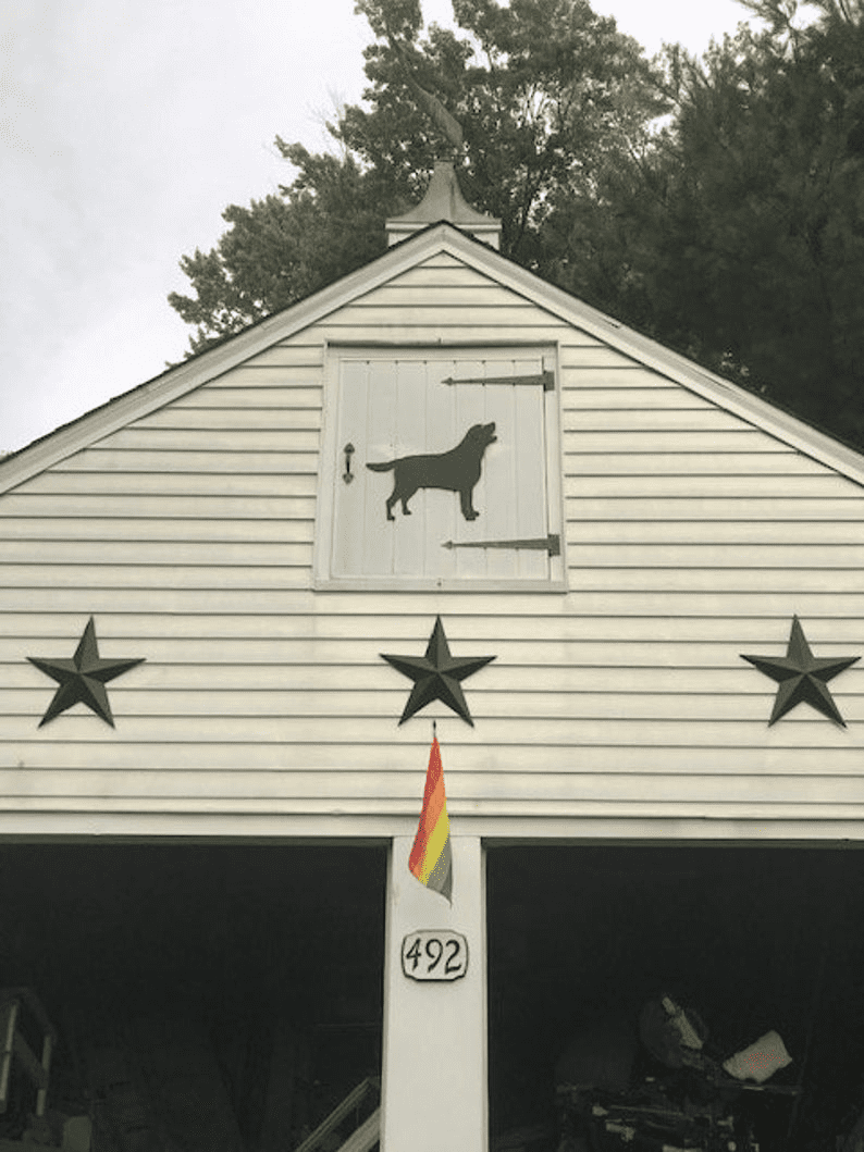the Labrador Retriever Garden Memorial Art
