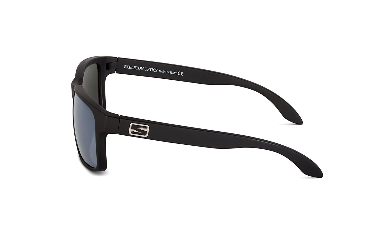 Decoy sunglasses with black frame and Skeleton Optics logo on temple on Tampa Home & Garden Store