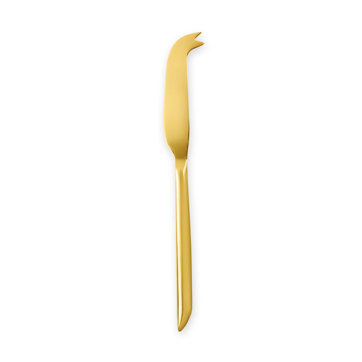 the Gold Mirror Plated Cheese Knives Set