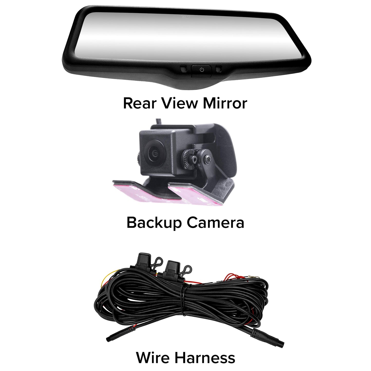 Master Tailgaters rear view mirror dash cam with 10in LCD anti glare and backup camera on Tampa Home & Garden Store