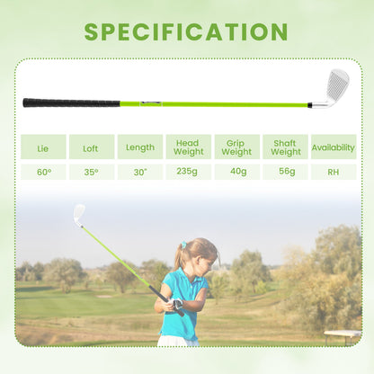 Individual Gold Club for Boys and Girls with Fiberglass Shaft and Headcover