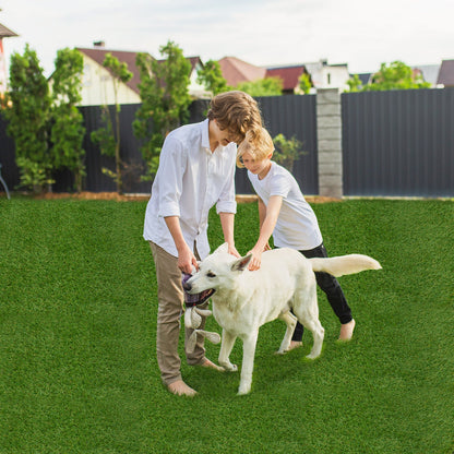 Indoor Outdoor Synthetic Turf Mat with Drainage Holes-L