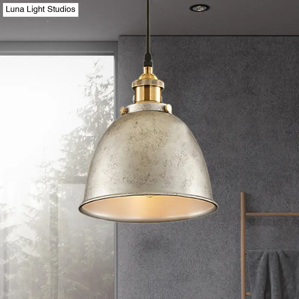 Black Dome Pendant Lamp metal pendant light with brass top hardware Decorbites on Tampa Home & Garden Store