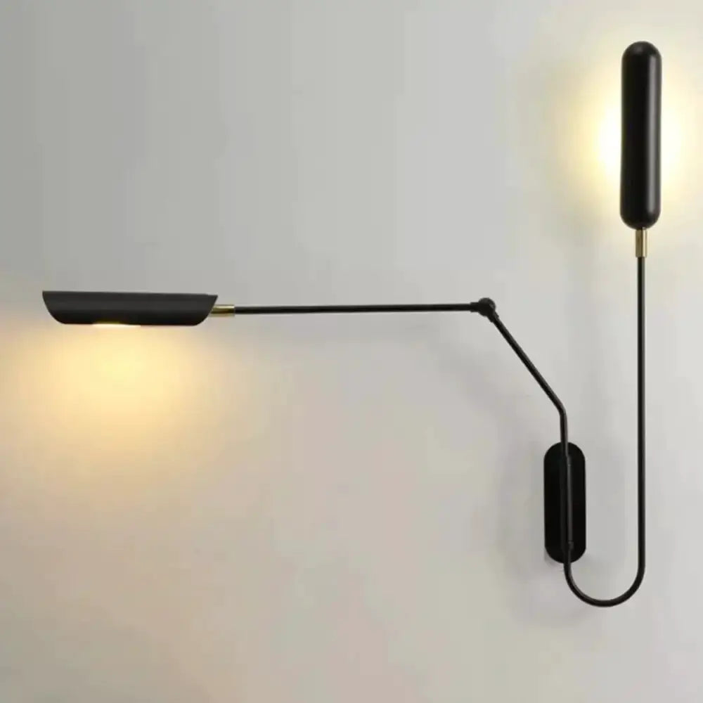Emma Industrial Wall Lamp for Bedroom Reading
