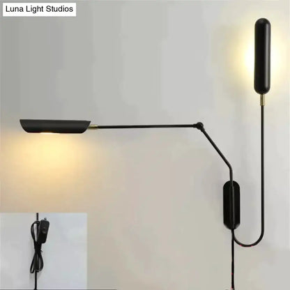 Emma Industrial Wall Lamp for Bedroom Reading