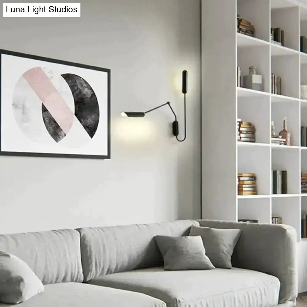 Emma Industrial Wall Lamp for Bedroom Reading
