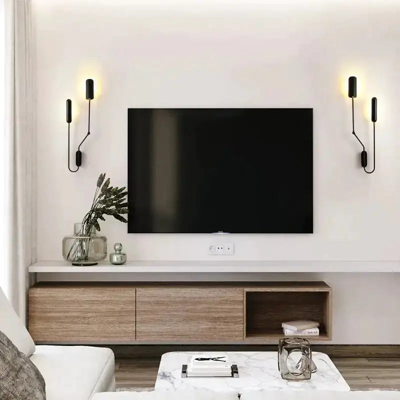 Emma Industrial Wall Lamp for Bedroom Reading
