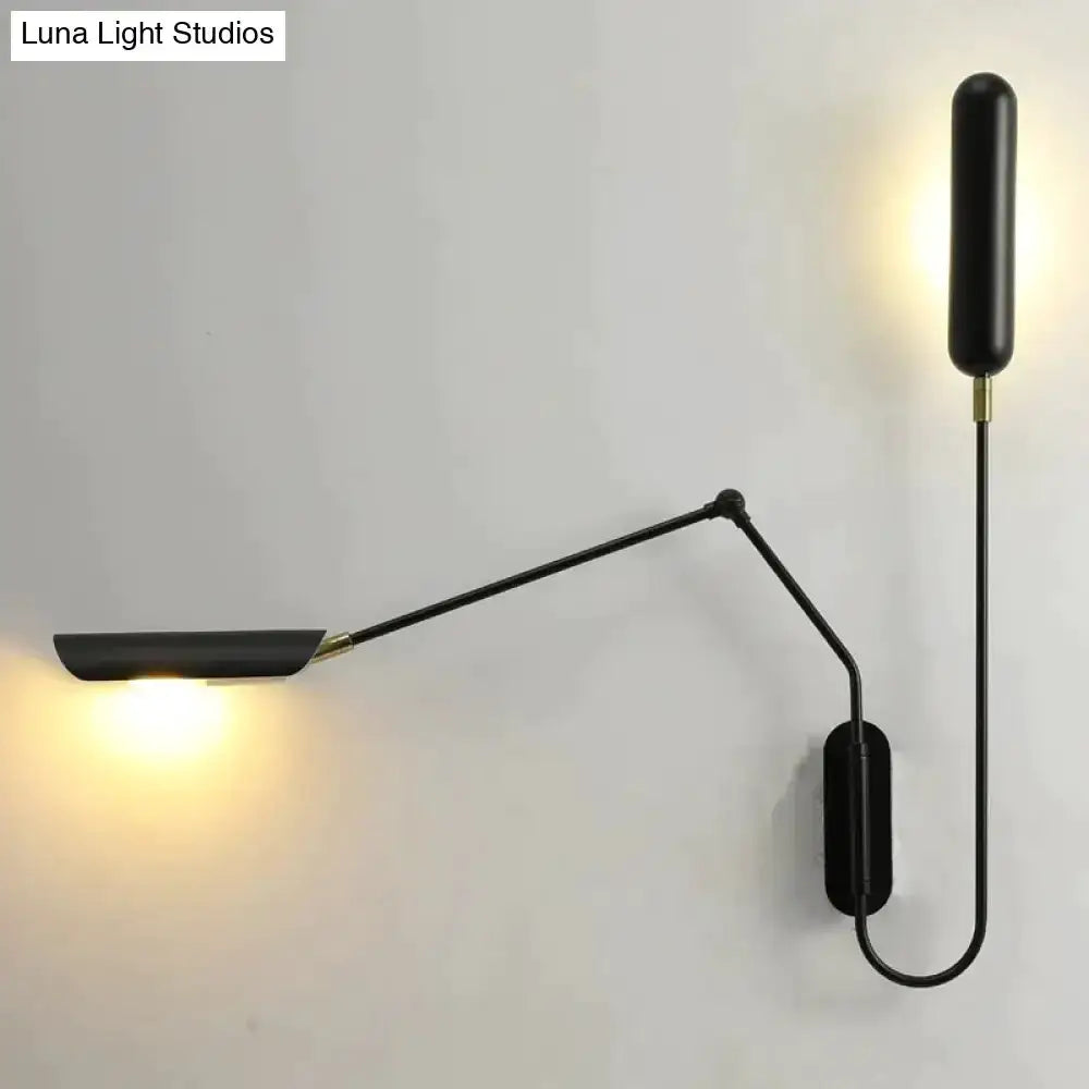 Emma Industrial Wall Lamp for Bedroom Reading