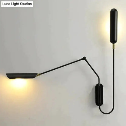 Emma Industrial Wall Lamp for Bedroom Reading